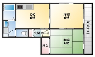 フレグランスの物件間取画像